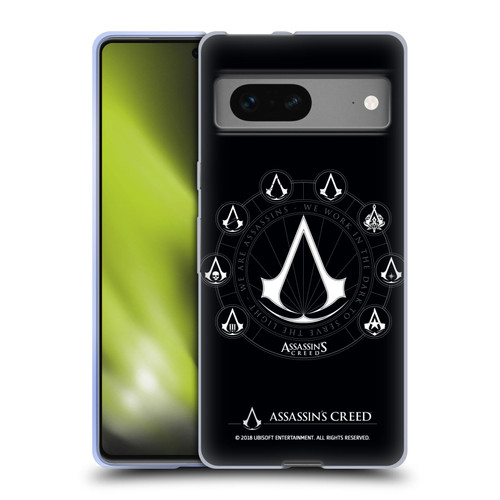 Assassin's Creed Legacy Logo Crests Soft Gel Case for Google Pixel 7