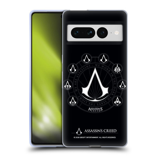 Assassin's Creed Legacy Logo Crests Soft Gel Case for Google Pixel 7 Pro