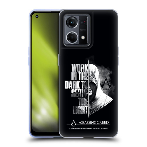 Assassin's Creed Legacy Typography Half Soft Gel Case for OPPO Reno8 4G