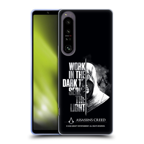 Assassin's Creed Legacy Typography Half Soft Gel Case for Sony Xperia 1 IV