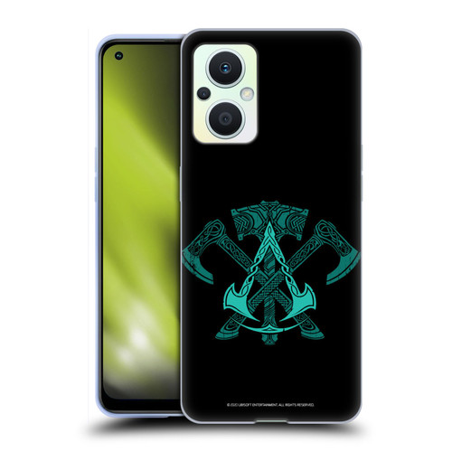 Assassin's Creed Valhalla Symbols And Patterns ACV Weapons Soft Gel Case for OPPO Reno8 Lite