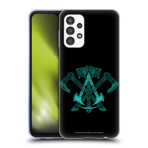 Assassin's Creed Valhalla Symbols And Patterns ACV Weapons Soft Gel Case for Samsung Galaxy A13 (2022)