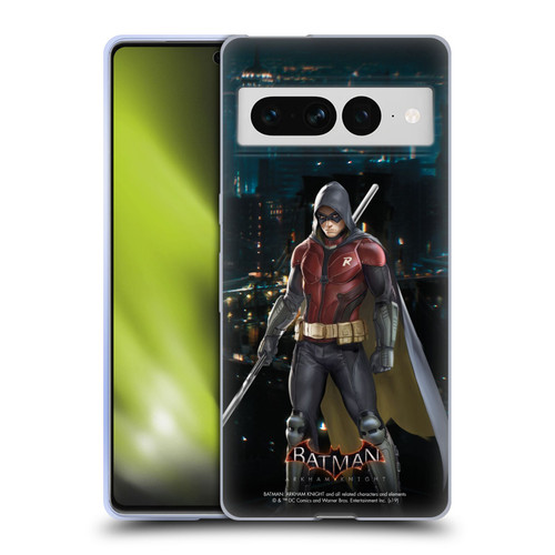 Batman Arkham Knight Characters Red Robin Soft Gel Case for Google Pixel 7 Pro