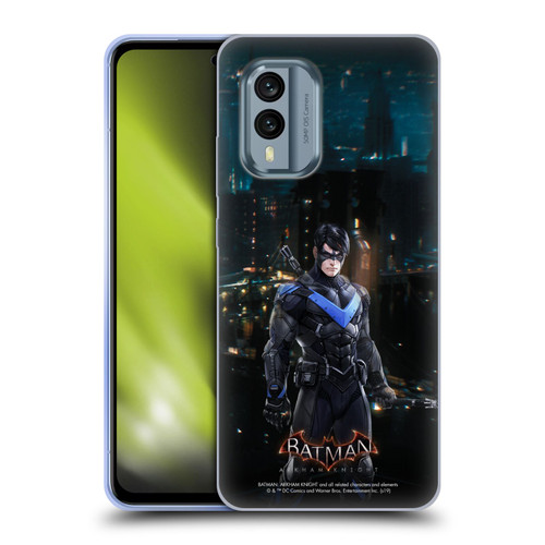 Batman Arkham Knight Characters Nightwing Soft Gel Case for Nokia X30