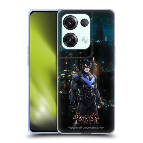 Batman Arkham Knight Characters Nightwing Soft Gel Case for OPPO Reno8 Pro