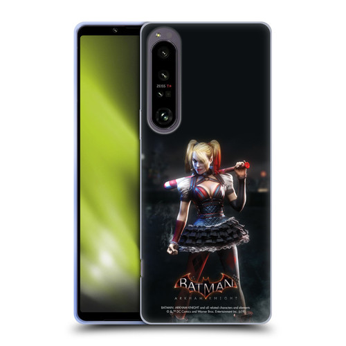 Batman Arkham Knight Characters Harley Quinn Soft Gel Case for Sony Xperia 1 IV