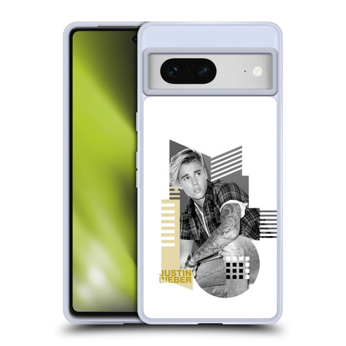 Justin Bieber Purpose B&w Calendar Geometric Collage Soft Gel Case for Google Pixel 7