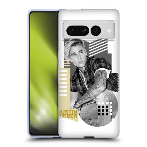 Justin Bieber Purpose B&w Calendar Geometric Collage Soft Gel Case for Google Pixel 7 Pro