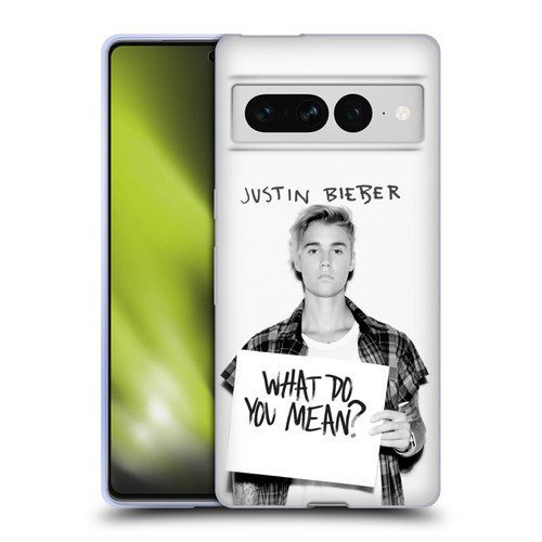 Justin Bieber Purpose What Do You Mean Photo Soft Gel Case for Google Pixel 7 Pro