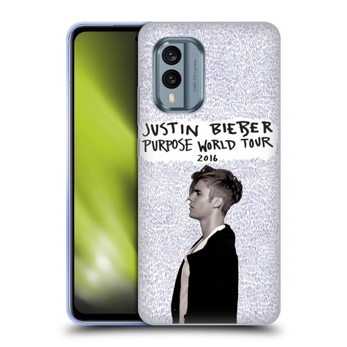 Justin Bieber Purpose World Tour 2016 Soft Gel Case for Nokia X30