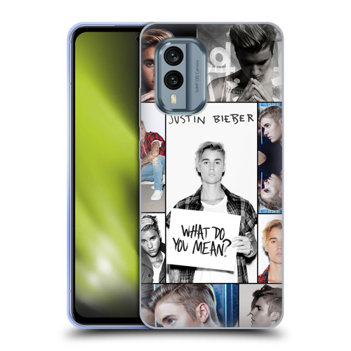 Justin Bieber Purpose Grid Poster Soft Gel Case for Nokia X30