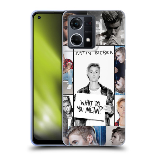Justin Bieber Purpose Grid Poster Soft Gel Case for OPPO Reno8 4G