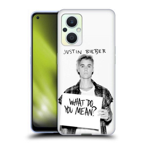 Justin Bieber Purpose What Do You Mean Photo Soft Gel Case for OPPO Reno8 Lite