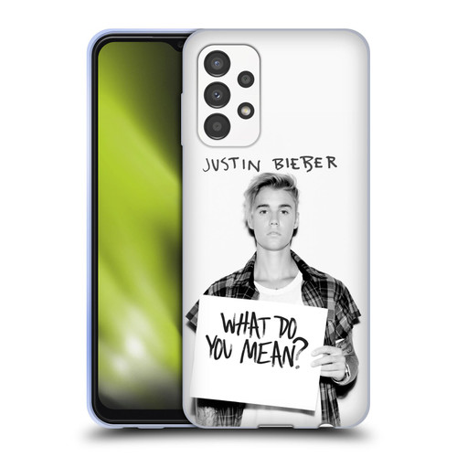 Justin Bieber Purpose What Do You Mean Photo Soft Gel Case for Samsung Galaxy A13 (2022)