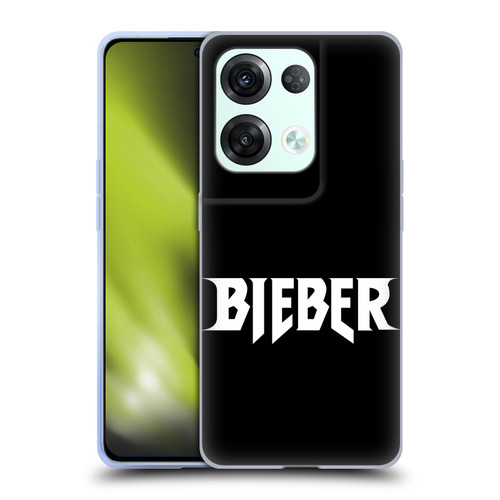 Justin Bieber Tour Merchandise Logo Name Soft Gel Case for OPPO Reno8 Pro