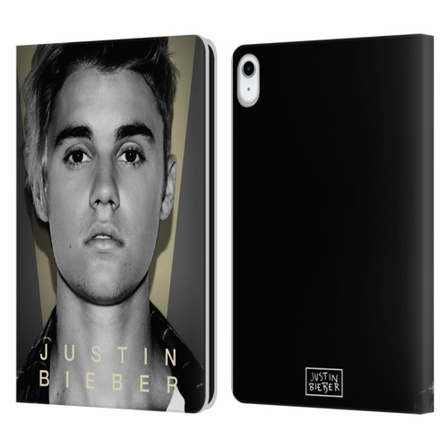 Justin Bieber Purpose B&w What Do You Mean Shot Leather Book Wallet Case Cover For Apple iPad 10.9 (2022)