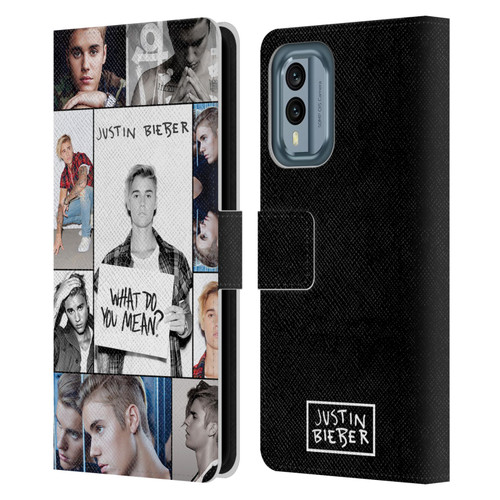 Justin Bieber Purpose Grid Poster Leather Book Wallet Case Cover For Nokia X30