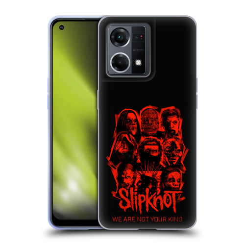 Slipknot We Are Not Your Kind Red Patch Soft Gel Case for OPPO Reno8 4G