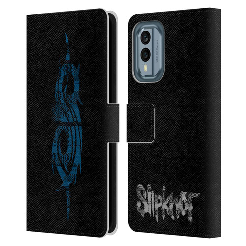 Slipknot We Are Not Your Kind Glitch Logo Leather Book Wallet Case Cover For Nokia X30