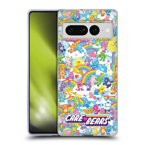 Care Bears 40th Anniversary Rainbow Soft Gel Case for Google Pixel 7 Pro