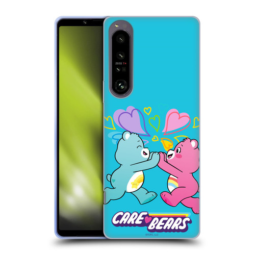 Care Bears Characters Funshine, Cheer And Grumpy Group 2 Soft Gel Case for Sony Xperia 1 IV