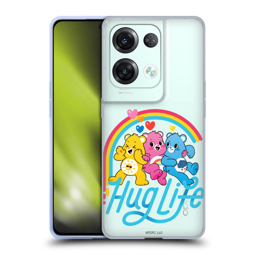 Care Bears Graphics Group Hug Life Soft Gel Case for OPPO Reno8 Pro
