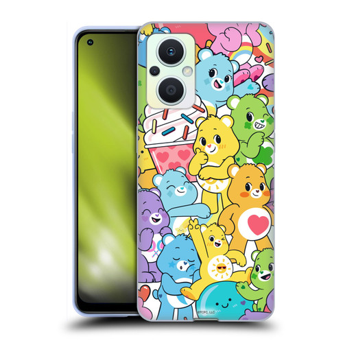 Care Bears Sweet And Savory Character Pattern Soft Gel Case for OPPO Reno8 Lite