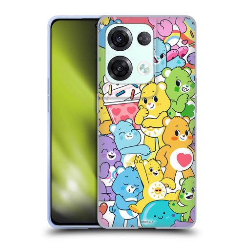 Care Bears Sweet And Savory Character Pattern Soft Gel Case for OPPO Reno8 Pro