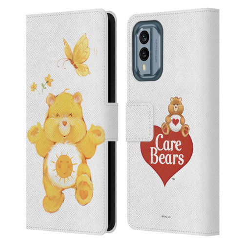 Care Bears Classic Funshine Leather Book Wallet Case Cover For Nokia X30