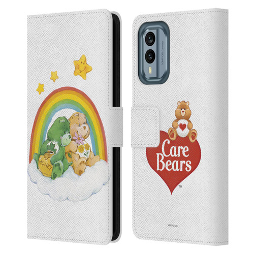 Care Bears Classic Rainbow 2 Leather Book Wallet Case Cover For Nokia X30