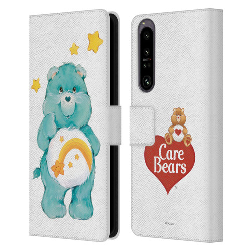 Care Bears Classic Wish Leather Book Wallet Case Cover For Sony Xperia 1 IV