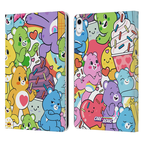 Care Bears Sweet And Savory Character Pattern Leather Book Wallet Case Cover For Apple iPad 10.9 (2022)