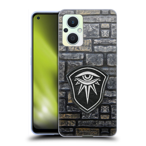 EA Bioware Dragon Age Inquisition Graphics Distressed Crest Soft Gel Case for OPPO Reno8 Lite