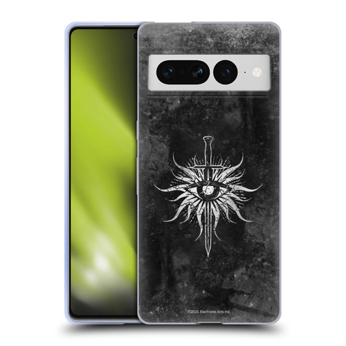 EA Bioware Dragon Age Heraldry Inquisition Distressed Soft Gel Case for Google Pixel 7 Pro