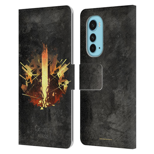 EA Bioware Dragon Age Heraldry Chantry Leather Book Wallet Case Cover For Motorola Edge (2022)