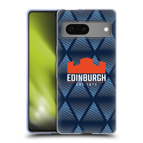 Edinburgh Rugby Graphics Pattern Soft Gel Case for Google Pixel 7