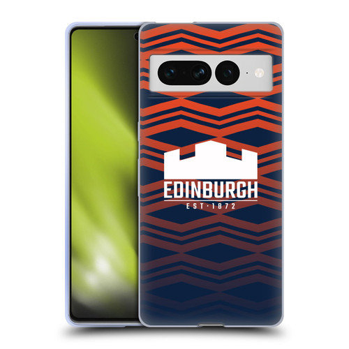 Edinburgh Rugby Graphics Pattern Gradient Soft Gel Case for Google Pixel 7 Pro