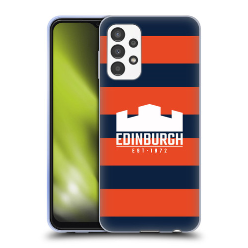 Edinburgh Rugby Graphics Stripes Soft Gel Case for Samsung Galaxy A13 (2022)