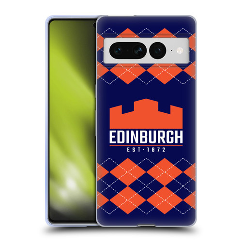 Edinburgh Rugby Logo 2 Argyle Soft Gel Case for Google Pixel 7 Pro