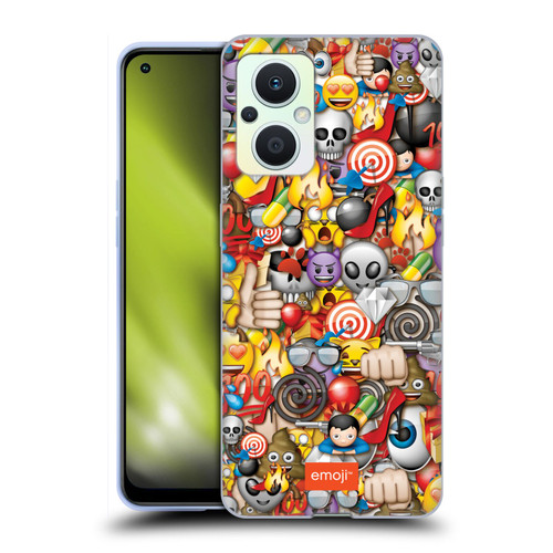 emoji® Full Patterns Assorted Soft Gel Case for OPPO Reno8 Lite