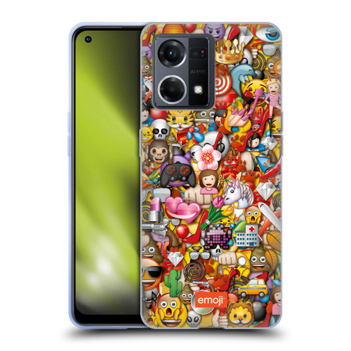 emoji® Trendy Full Pattern Soft Gel Case for OPPO Reno8 4G