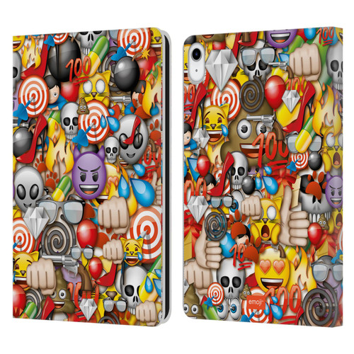 emoji® Full Patterns Assorted Leather Book Wallet Case Cover For Apple iPad 10.9 (2022)