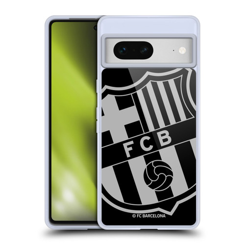 FC Barcelona Crest Oversized Soft Gel Case for Google Pixel 7