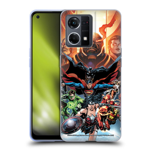 Justice League DC Comics Comic Book Covers #10 Darkseid War Soft Gel Case for OPPO Reno8 4G