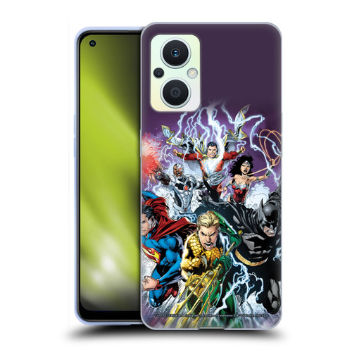 Justice League DC Comics Comic Book Covers New 52 #15 Soft Gel Case for OPPO Reno8 Lite