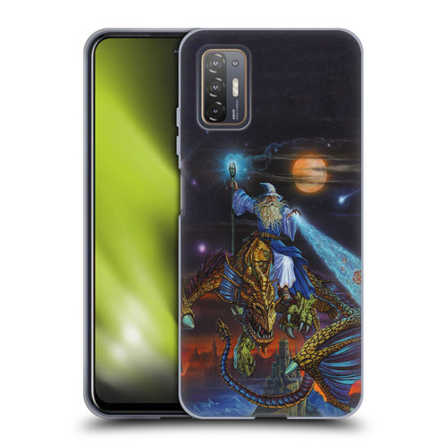 Ed Beard Jr Dragon Friendship Twilight Tempest Soft Gel Case for HTC Desire 21 Pro 5G