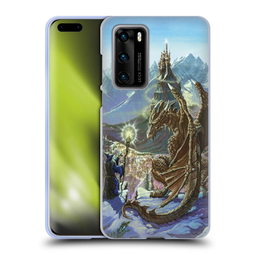 Ed Beard Jr Dragon Friendship Encounter Soft Gel Case for Huawei P40 5G