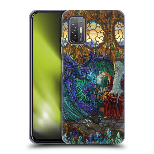 Ed Beard Jr Dragon Friendship Wizard & Dragon Soft Gel Case for HTC Desire 21 Pro 5G