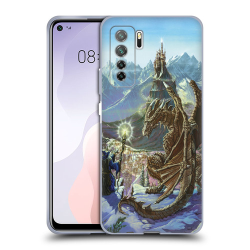 Ed Beard Jr Dragon Friendship Encounter Soft Gel Case for Huawei Nova 7 SE/P40 Lite 5G