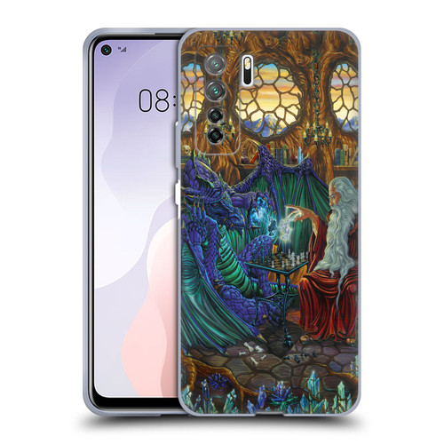Ed Beard Jr Dragon Friendship Wizard & Dragon Soft Gel Case for Huawei Nova 7 SE/P40 Lite 5G